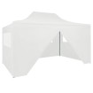 Carpa plegable para celebraciones con 4 paredes blanco 3x4,5 m