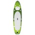 Juego de tabla paddle surf inflable verde 300x76x10