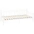 Estructura de cama de metal blanco 90x200