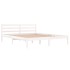 Estructura de cama madera maciza de pino blanco 160x200