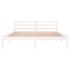 Estructura de cama madera maciza de pino blanco 160x200