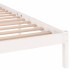 Estructura de cama madera maciza de pino blanco 160x200