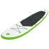 Juego de tabla de paddle surf hinchable verde y