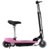 Patinete eléctrico con asiento rosa 120