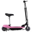 Patinete eléctrico con asiento rosa 120 W