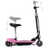 Patinete eléctrico con asiento rosa 120