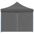 Carpa de fiestas pop-up plegable con 8 paredes antracita 3x9