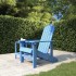 Silla de jardín Adirondack HDPE azul