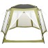 Carpa para piscina de tela verde 500x433x250