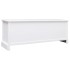 Mueble para TV madera maciza de paulownia blanco 108x30x40