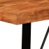 Mesa de bar de madera maciza de acacia 120x60x107