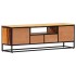 Mueble para TV de madera maciza reciclada 120x30x40