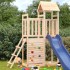 Parque infantil exterior madera maciza pino 52,5x110,5x214