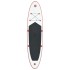 Set de paddel surf tabla SUP inflable rojo y