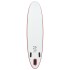 Set de paddel surf tabla SUP inflable rojo y