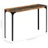 Mesa consola madera maciza reciclada 120x35x76