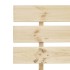 Estructura de cama de madera maciza de pino 100x200