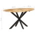 Mesa de comedor de madera maciza de mango 140x80x75