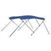 Toldo Bimini de 3 arcos azul 183x196x137 cm