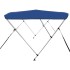 Toldo Bimini de 3 arcos azul 183x196x137