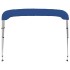 Toldo Bimini de 3 arcos azul 183x196x137