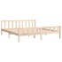 Estructura de cama de madera maciza 160x200