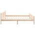 Estructura de cama de madera maciza 160x200