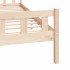 Estructura de cama de madera maciza 160x200