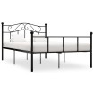 Estructura de cama de metal negro 120x200 cm