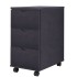 Mueble de cajones negro 33x45x60