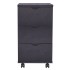 Mueble de cajones negro 33x45x60