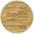 Superficie de mesa redonda madera maciza de roble 23 mm 700