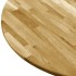 Superficie de mesa redonda madera maciza de roble 23 mm 700