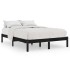 Estructura de cama madera maciza negro Supe King 180x200