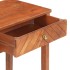 Mesa consola de madera maciza de acacia 110x40x76