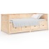 Sofá cama madera maciza de pino 80x200