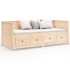 Sofá cama madera maciza de pino 80x200