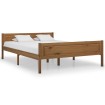 Estructura de cama madera maciza pino marrón miel 120x200 cm