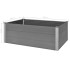 Arriate de WPC gris 150x100x54