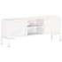 Mueble para TV de madera maciza de mango blanco 115x30x46