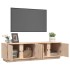 Mueble de TV de madera maciza de pino 140x40x40