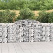 Cesta gaviones forma arco hierro galvanizado 300x30x100/120 cm