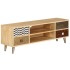 Mueble para la TV de madera de mango maciza 120x30x40