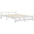 Estructura de cama madera maciza de pino blanca 180x200