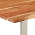 Mesa de comedor de madera maciza de acacia 140x70x76