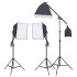 Kit de estudio fotográfico con set de luces, fondo y