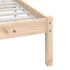 Estructura de cama madera maciza de pino 135x190