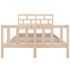 Estructura de cama madera maciza de pino 135x190