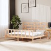 Estructura de cama madera maciza de pino 180x200 cm