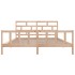 Estructura de cama madera maciza de pino 180x200